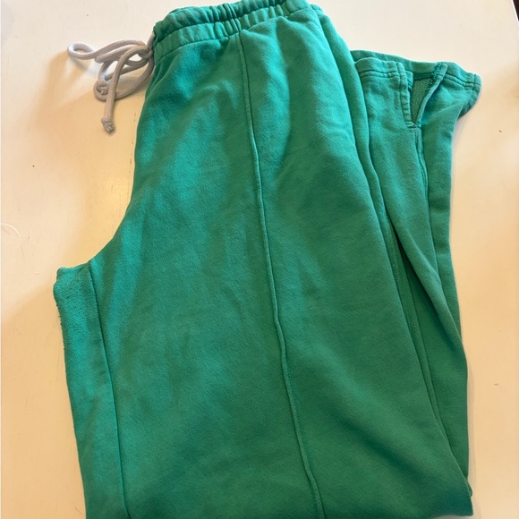 aerie Pants - Aerie Offline Green Sweatpants Wide Leg Size Large